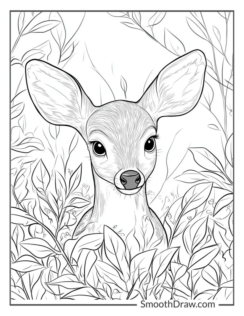 20 Deer Coloring Pages Free Printable PDF Pages 20 Deer Coloring Pages Free Printable PDF Pages