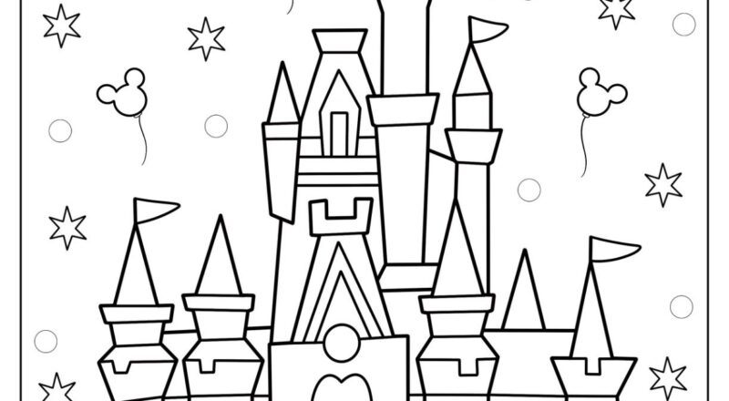 20 Disneyland Coloring Pages Free PDF Printables