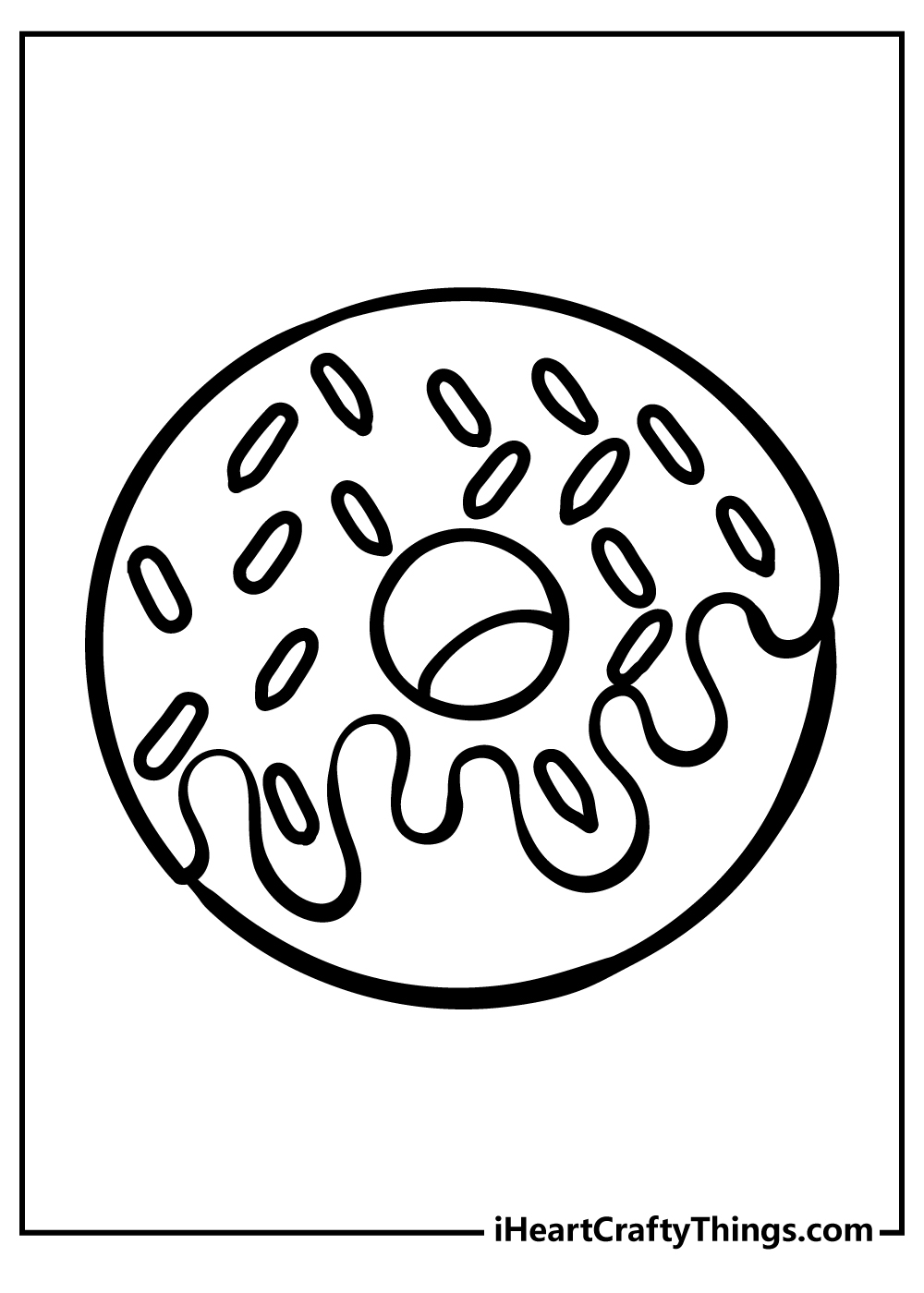 20 Donut Coloring Pages 100 Free Printables 20 Donut Coloring Pages 100 Free Printables