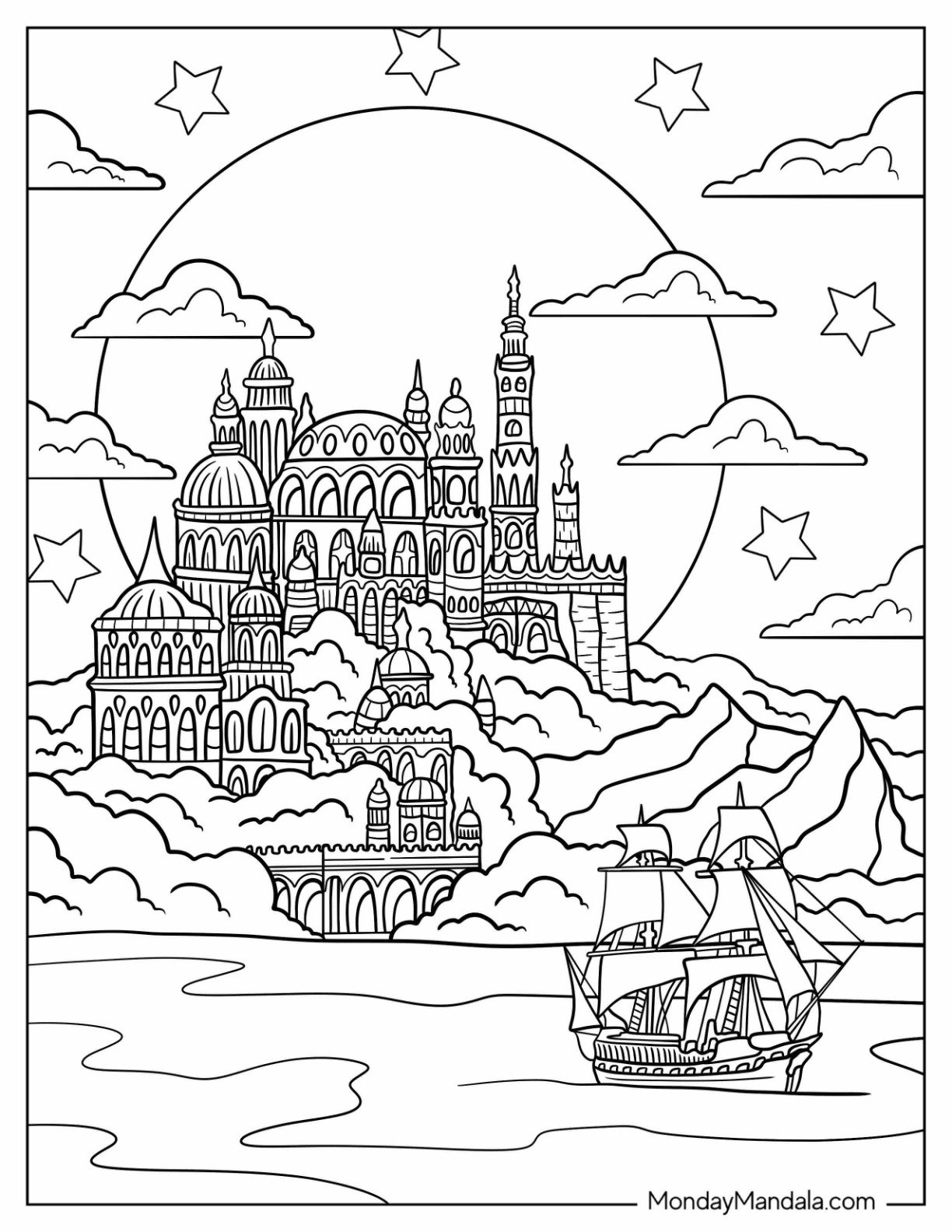20 Fantasy Coloring Pages Free PDF Printables 