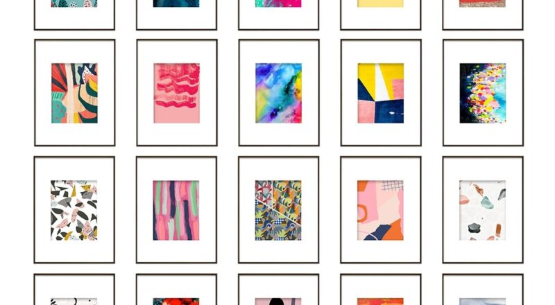 20 Free Abstract Art Printables For Your Gallery Walls Little Gold Pixel