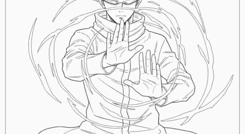 20 Gojo Coloring Pages Sheets You ll Love Printing And Coloring Today