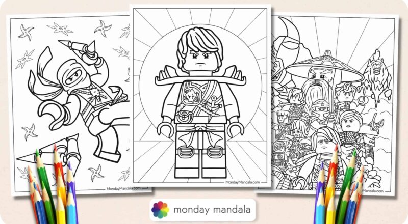 20 Lego Ninjago Coloring Pages Free PDF Printables