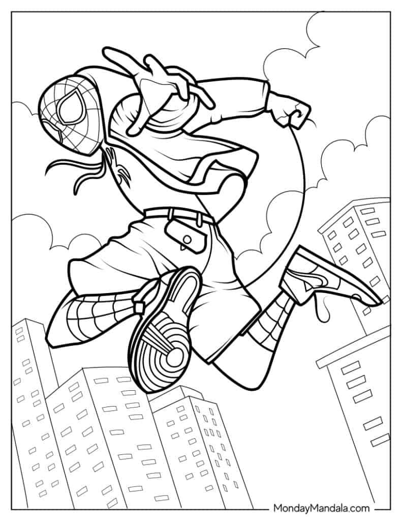 20 Miles Morales Coloring Pages Free PDF Printables 20 Miles Morales Coloring Pages Free PDF Printables