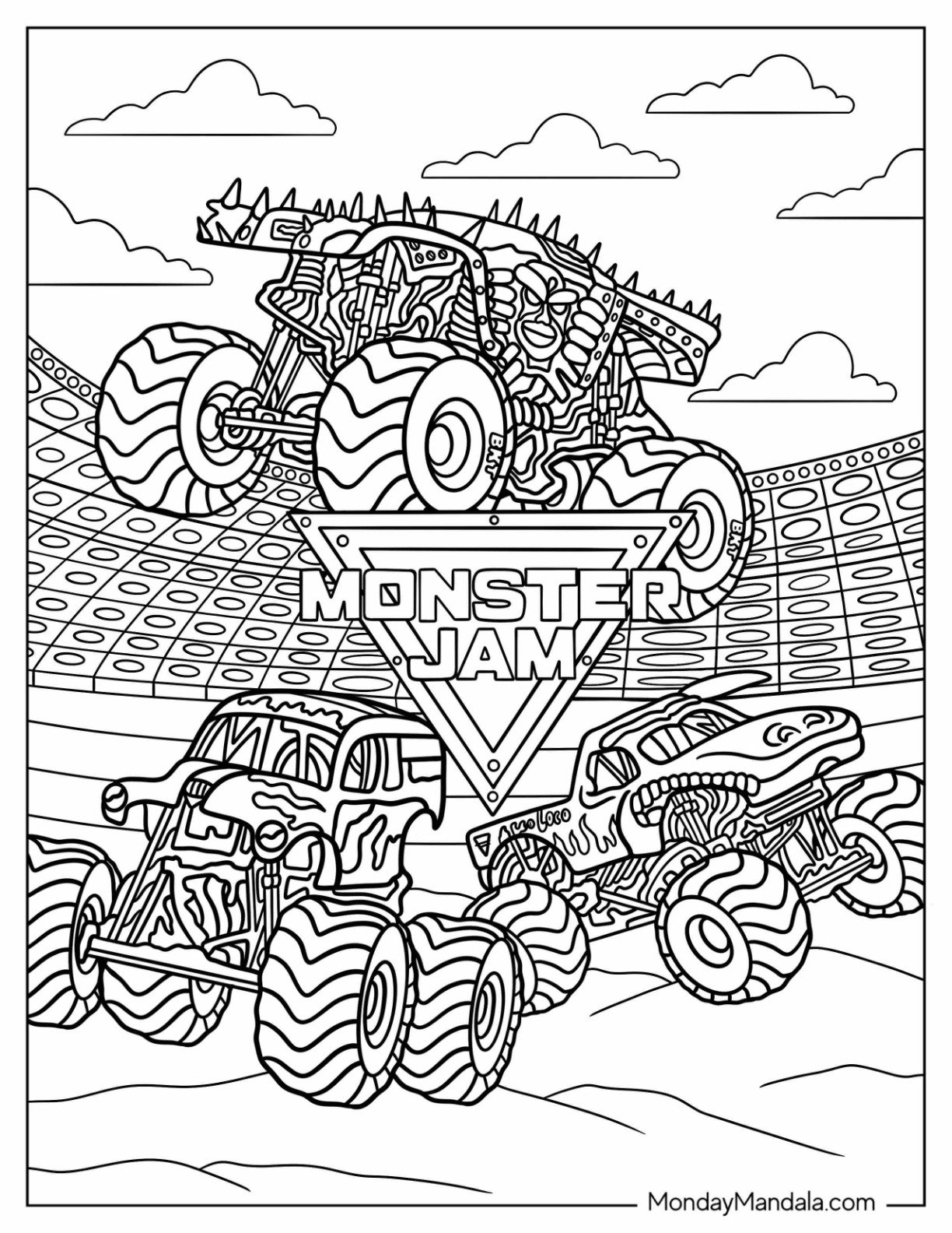 20 Monster Jam Coloring Pages Free PDF Printables 20 Monster Jam Coloring Pages Free PDF Printables