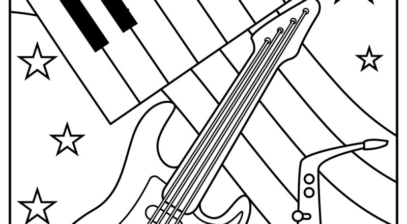 20 Music Coloring Pages 100 Free Printables
