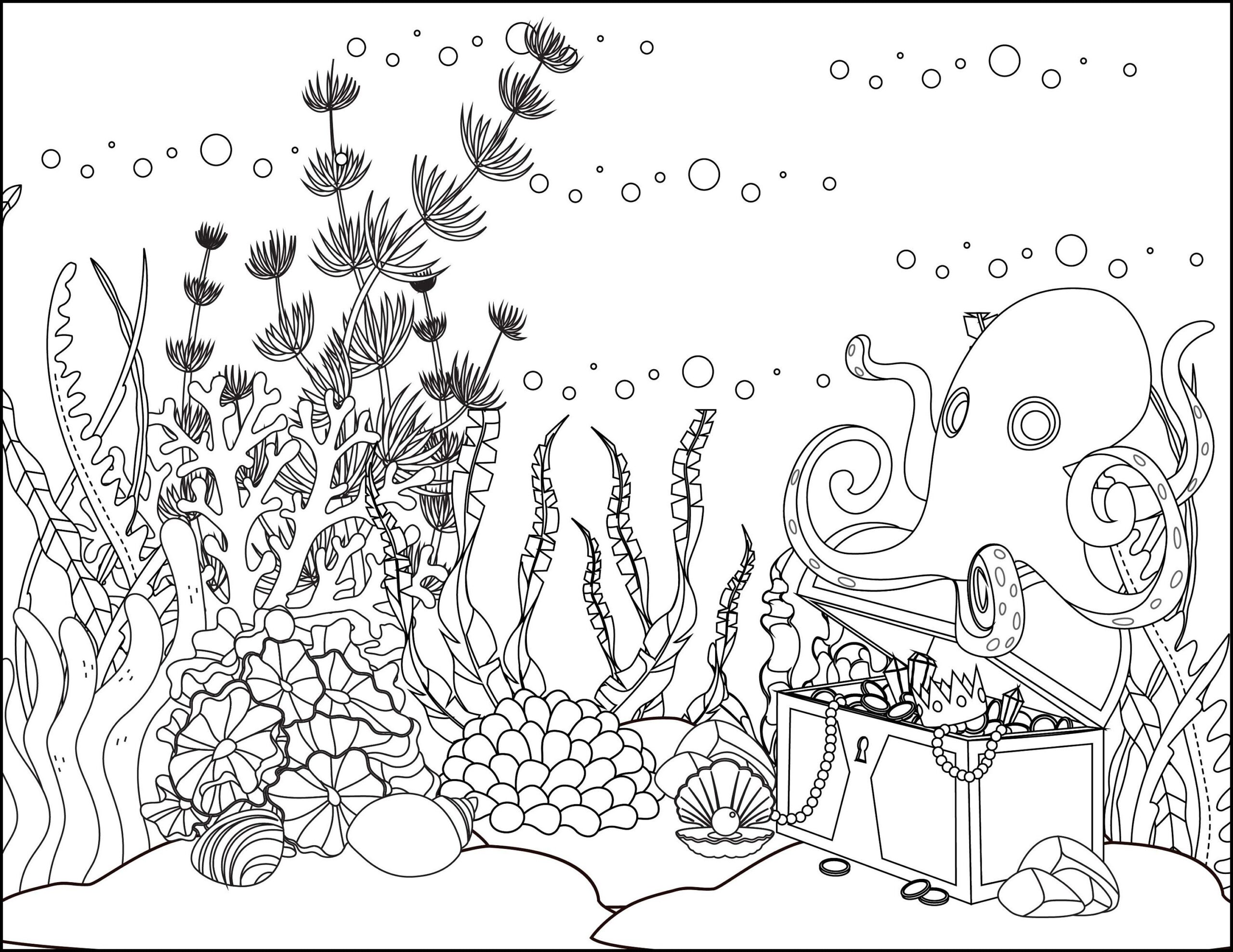 20 Ocean Coloring Pages Etsy Hong Kong