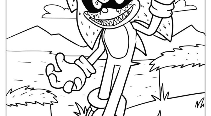 20 Sonic Exe Coloring Pages Free PDF Printables