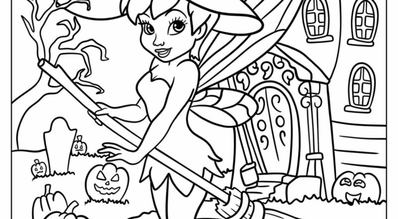 20 Tinker Bell Coloring Pages Free PDF Printables