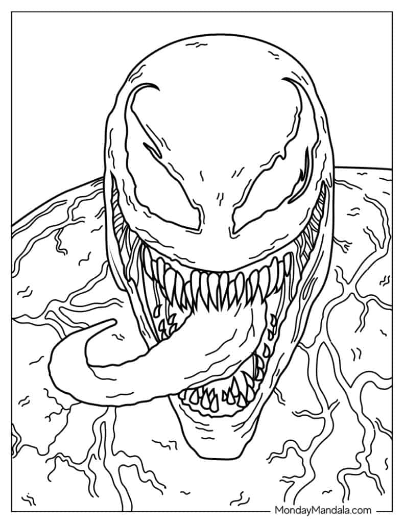 20 Venom Coloring Pages Free PDF Printables 20 Venom Coloring Pages Free PDF Printables