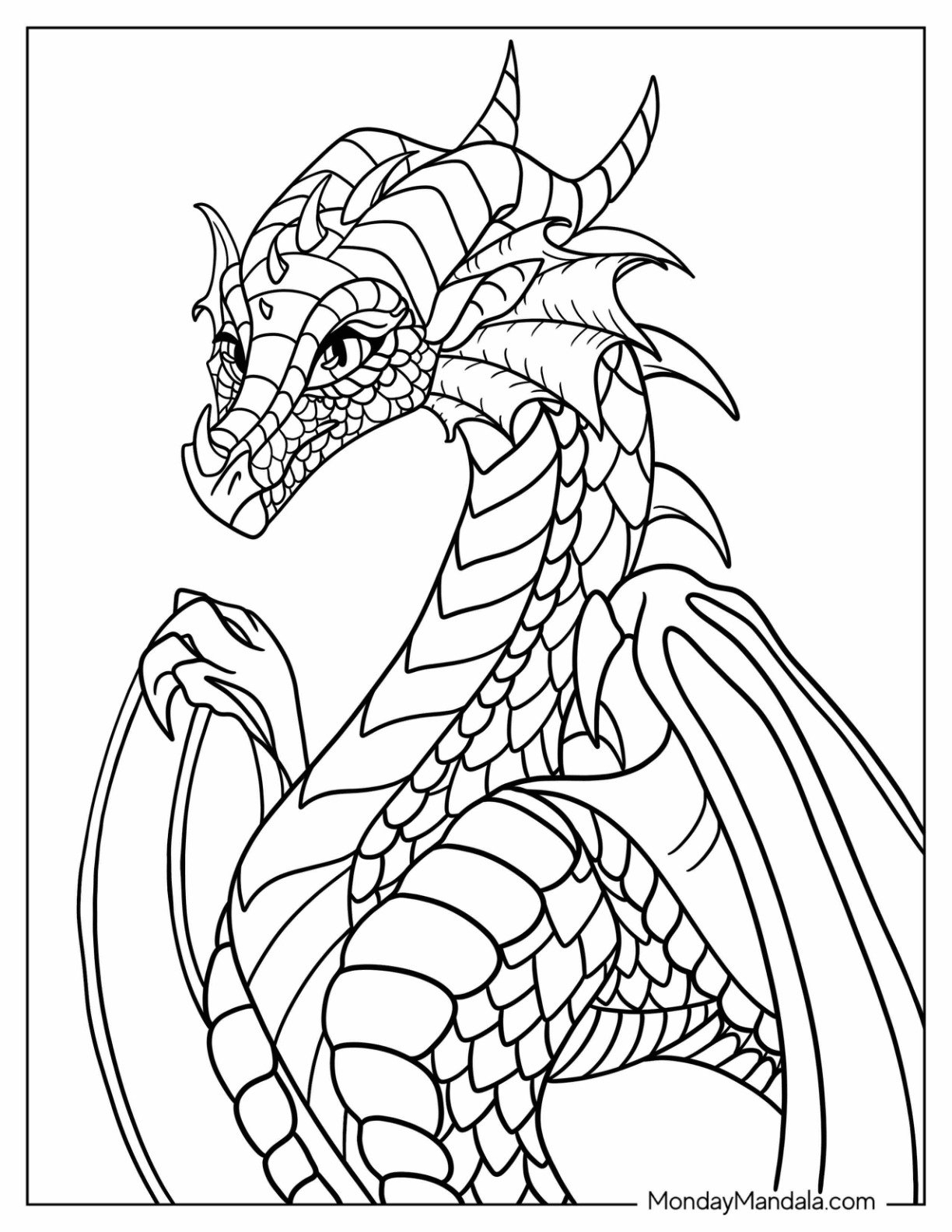 20 Wings Of Fire Coloring Pages Free PDF Printables 20 Wings Of Fire Coloring Pages Free PDF Printables