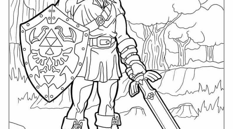20 Zelda Coloring Pages Free PDF Printables