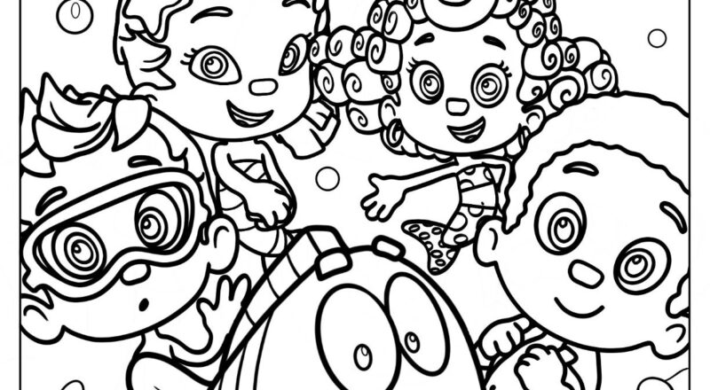 22 Bubble Guppies Coloring Pages Free PDF Printables