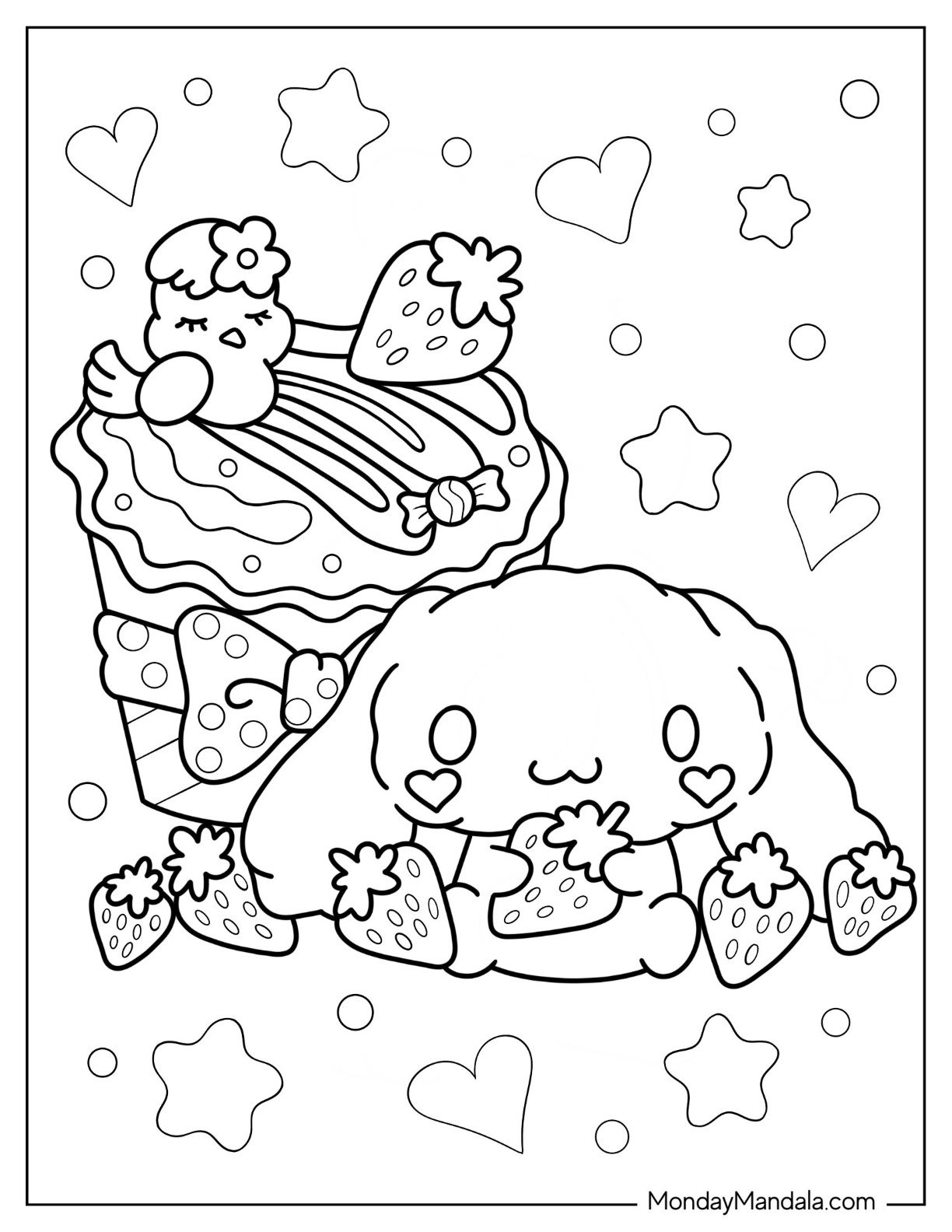 cinnamon roll coloring pages cinnamon roll coloring pages