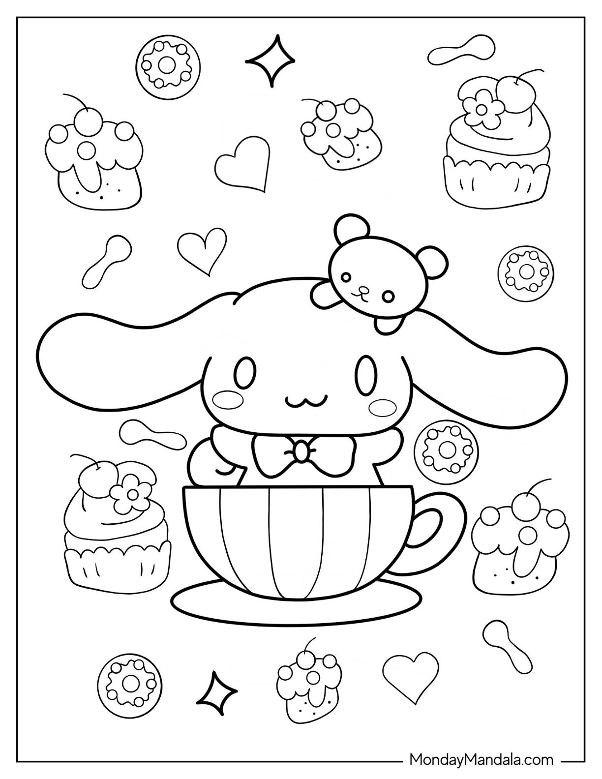 22 Cinnamoroll Coloring Pages Free PDF Printables 22 Cinnamoroll Coloring Pages Free PDF Printables