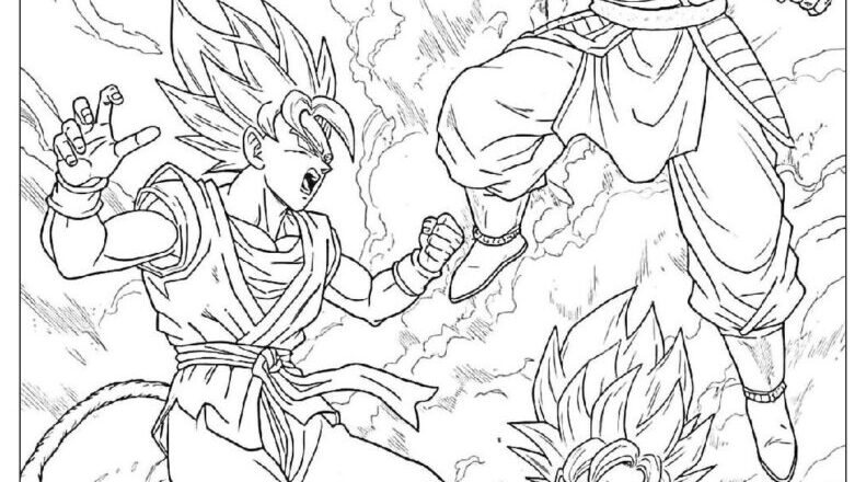 22 Goku Coloring Pages Free PDF To Print Woo Coloring