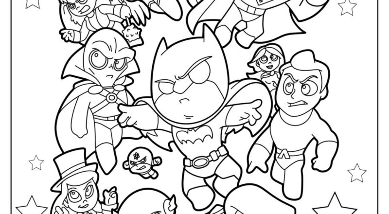 22 Justice League Coloring Pages Free PDF Printables