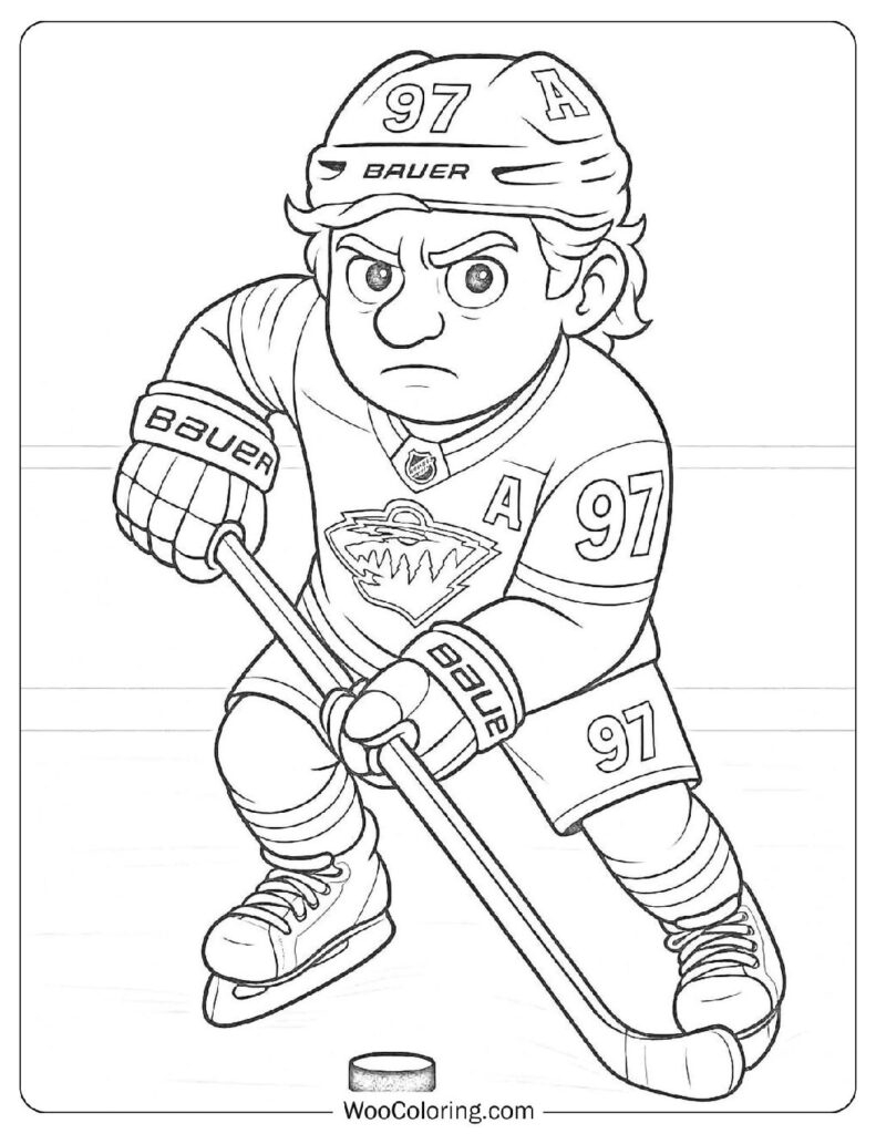 22 NHL Hockey Coloring Pages Free PDF To Print Woo Coloring