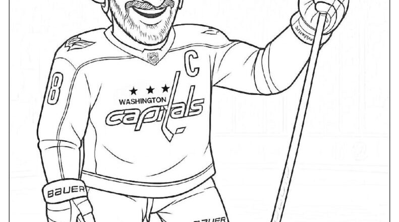 22 NHL Hockey Coloring Pages Free PDF To Print Woo Coloring