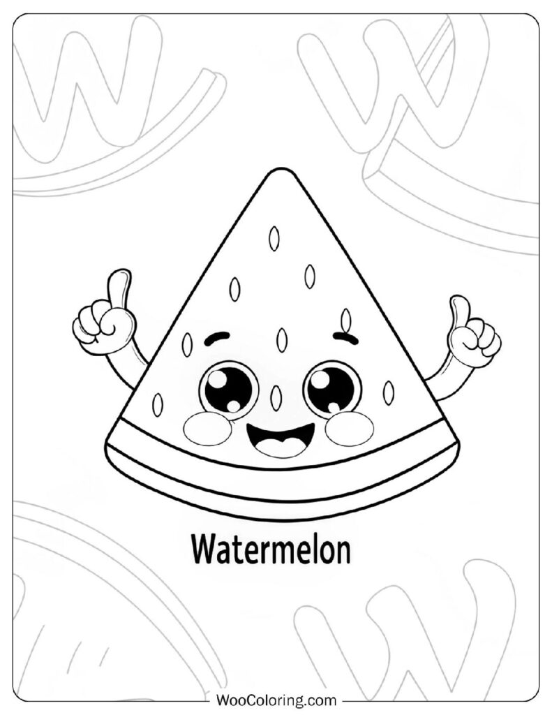 22 Watermelon Coloring Pages Free PDF To Print Woo Coloring 22 Watermelon Coloring Pages Free PDF To Print Woo Coloring