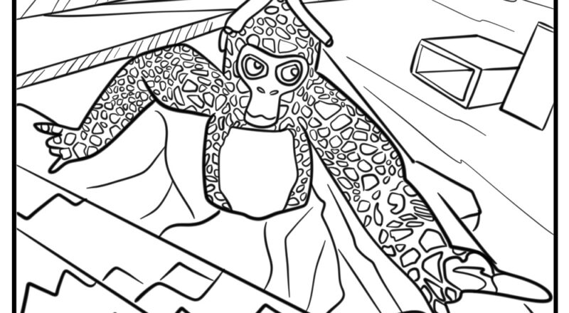 23 New Gorilla Tag Coloring Pages 100 Free To Print