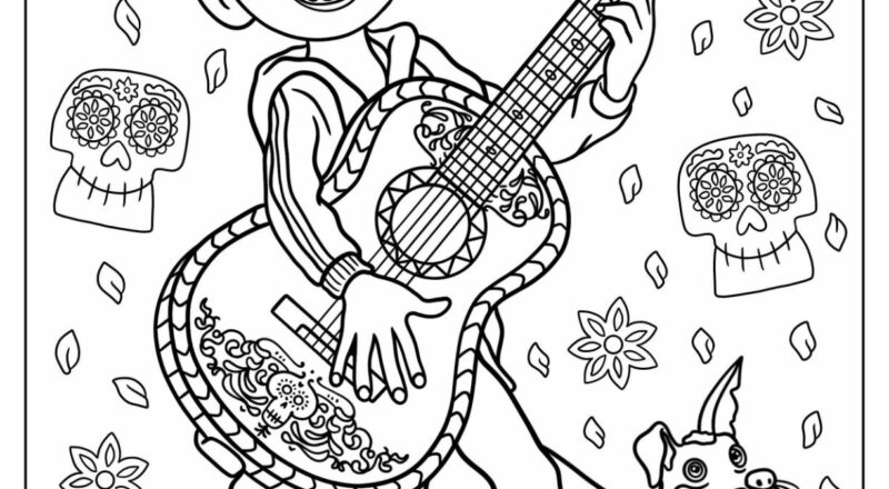 24 Coco Coloring Pages Free PDF Printables