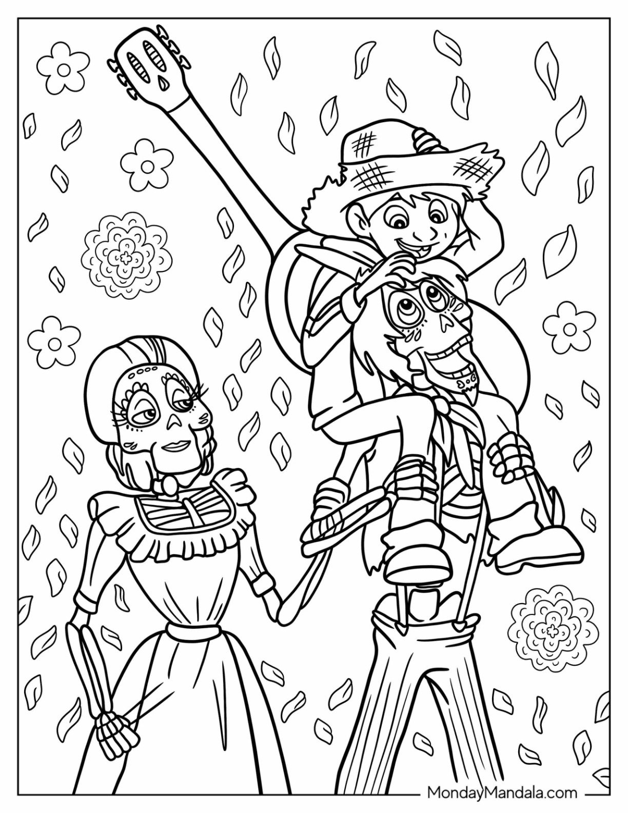 24 Coco Coloring Pages Free PDF Printables 24 Coco Coloring Pages Free PDF Printables