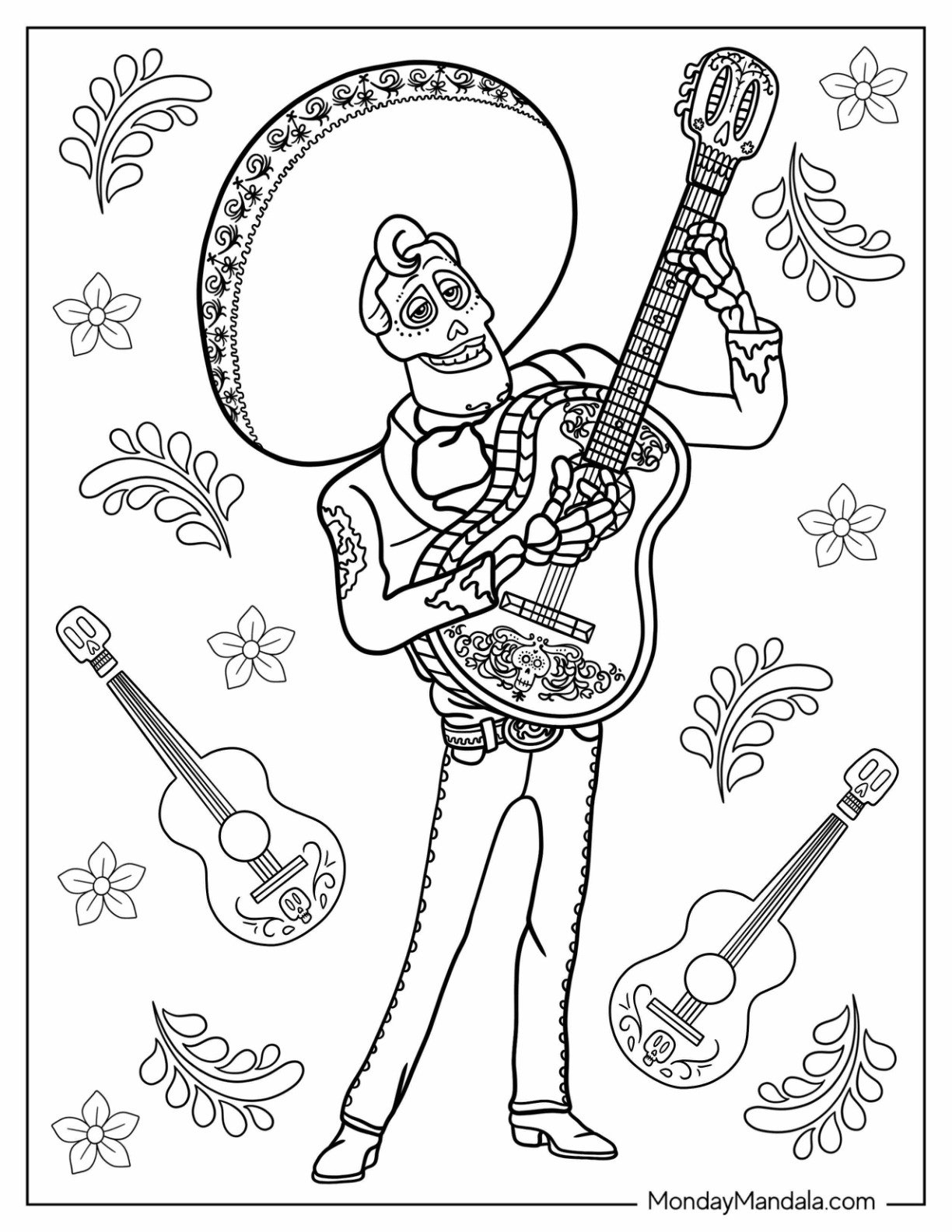 24 Coco Coloring Pages Free PDF Printables 24 Coco Coloring Pages Free PDF Printables
