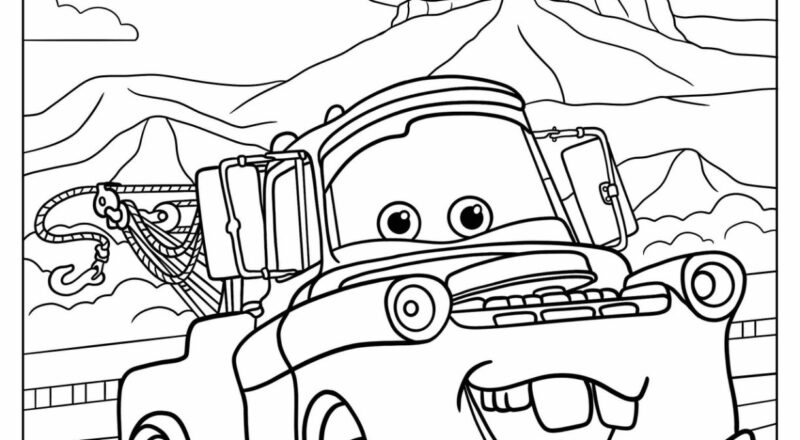 24 Disney Cars Coloring Pages Free PDF Printables