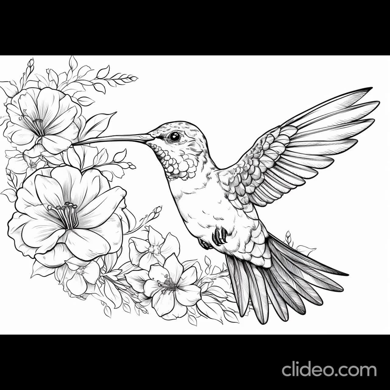 24 Hummingbird Wonders 24 Detailed Coloring Pages For Adults Print Paint And Relax Instant PDF Download DIN A4 Size Etsy New Zealand