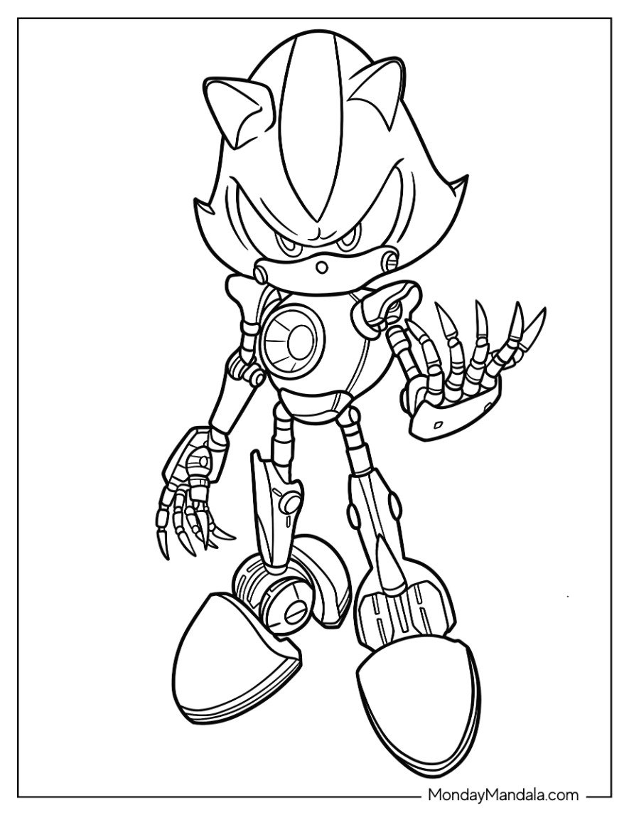 shadow coloring page