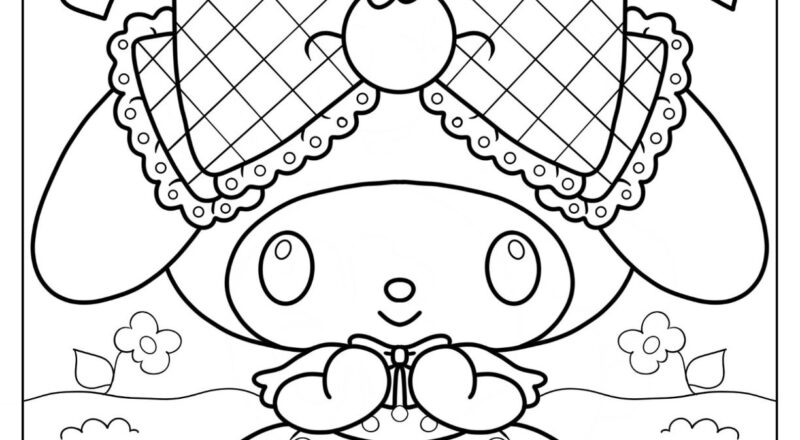 24 My Melody Coloring Pages Free PDF Printables