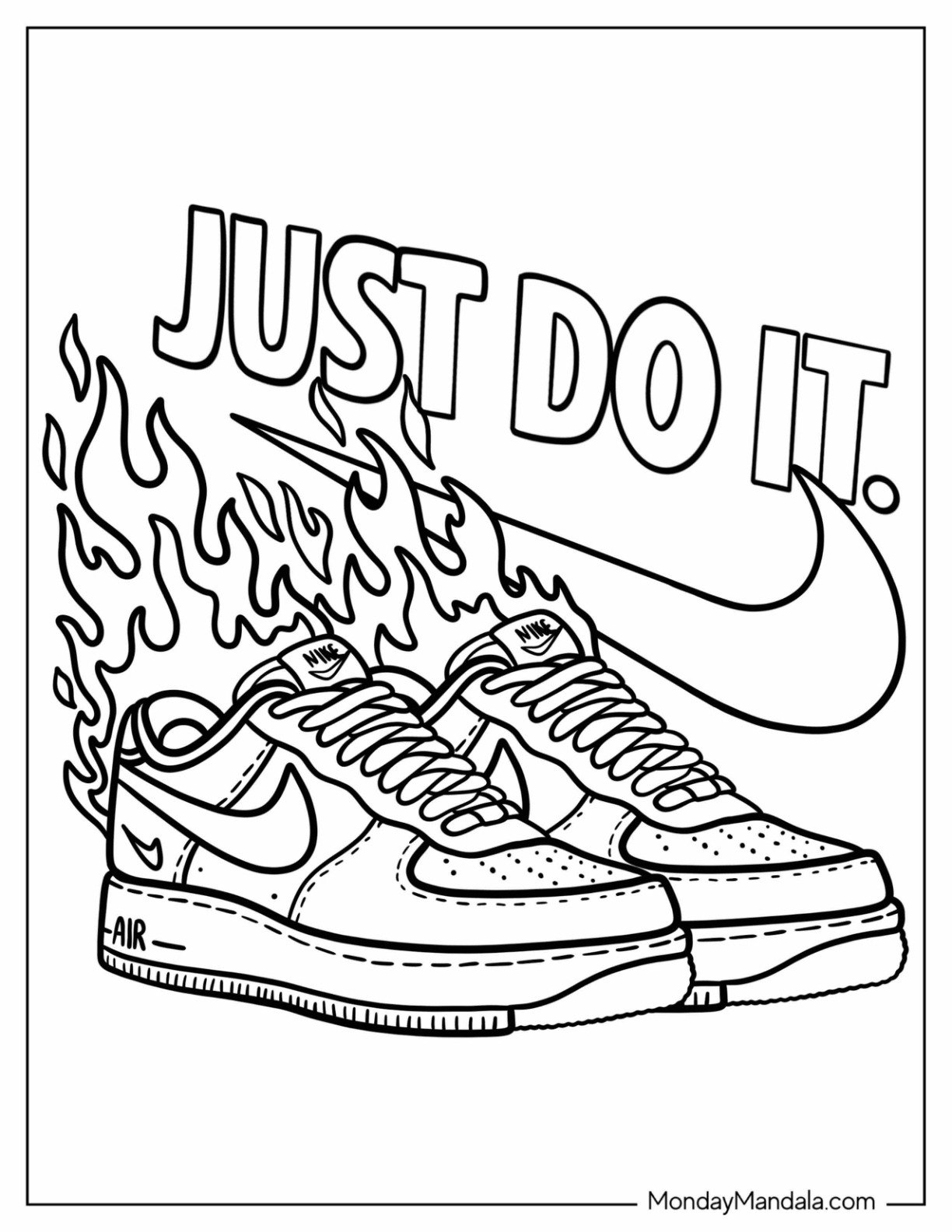 24 Nike Coloring Pages Free PDF Printables 24 Nike Coloring Pages Free PDF Printables