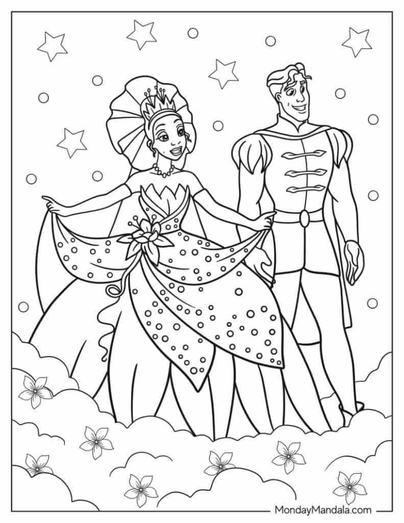 24 Princess The Frog Coloring Pages Free PDF Printables 