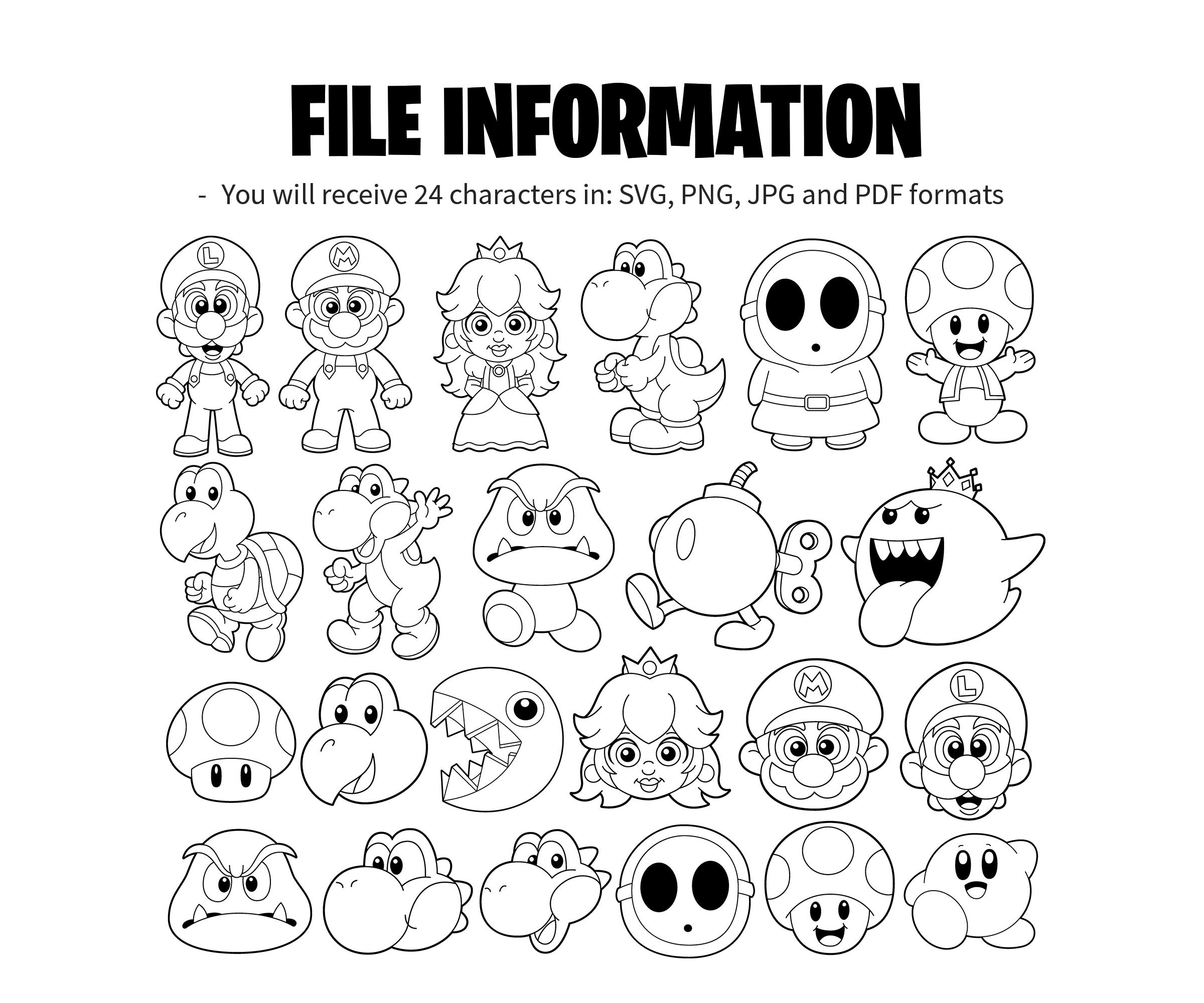 24 Super Mario Printable Coloring Pages A4 Coloring Book For Kids Coloring Pages PDF Printable Coloring Pages Super Mario Gaming Bundle Etsy Finland 24 Super Mario Printable Coloring Pages A4 Coloring Book For Kids Coloring Pages PDF Printable Coloring Pages Super Mario Gaming Bundle Etsy Finland