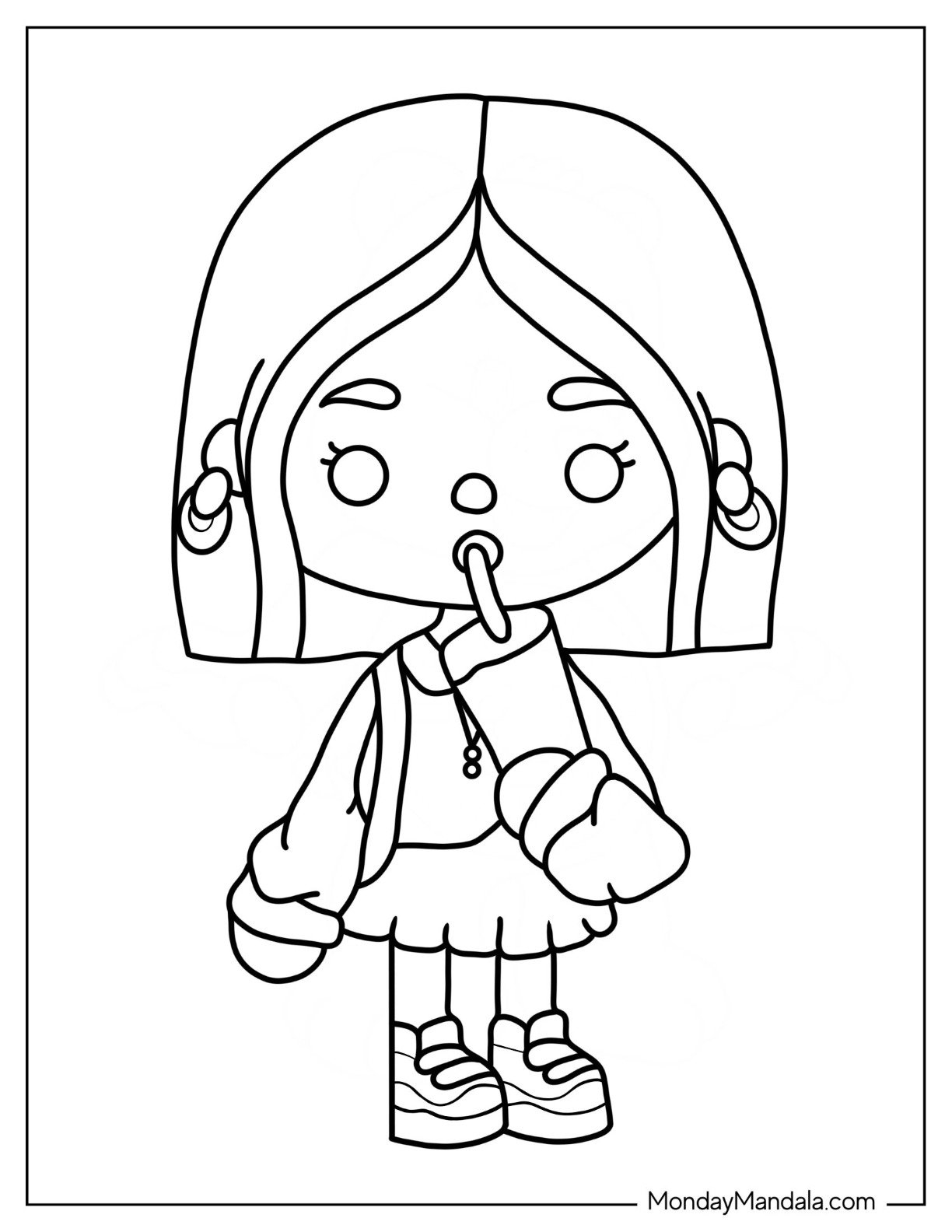 toca boca coloring pages toca boca coloring pages