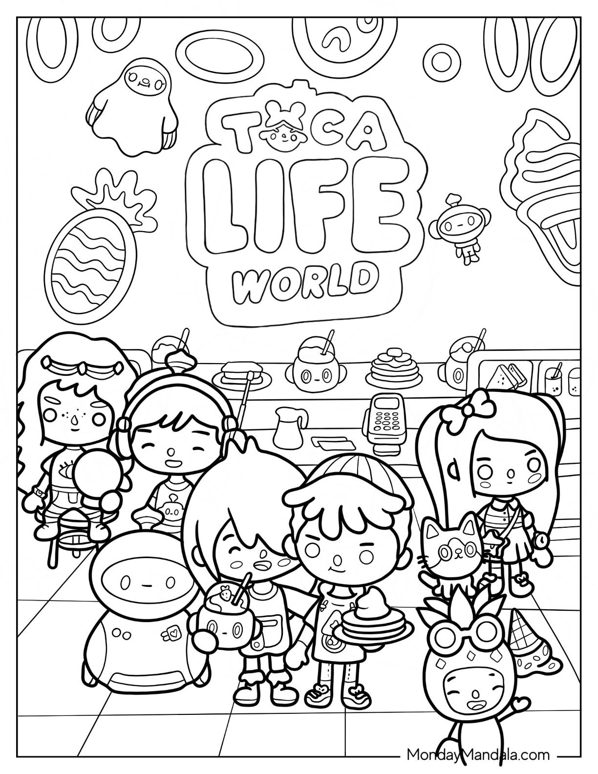 24 Toca Boca Coloring Pages Free PDF Printables 24 Toca Boca Coloring Pages Free PDF Printables