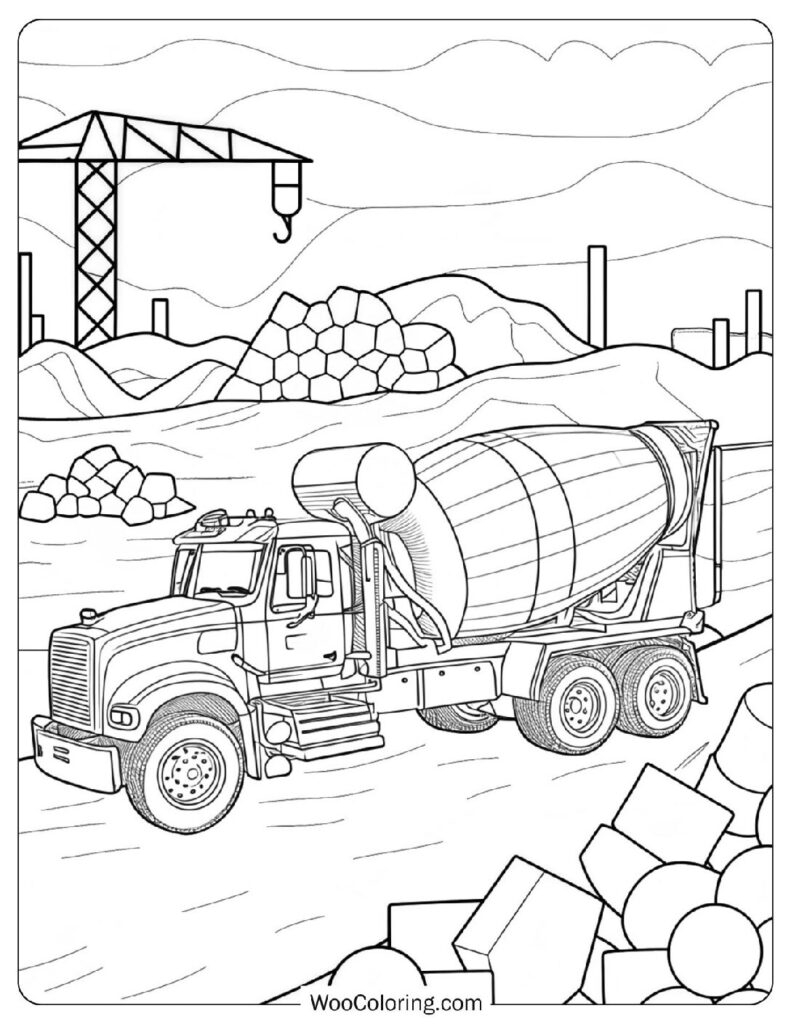construction coloring pages