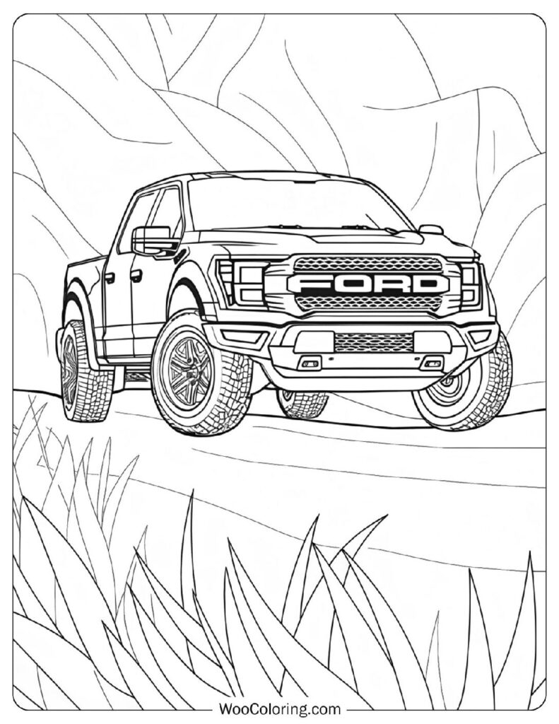 24 Truck Coloring Pages Free PDF To Print Woo Coloring
