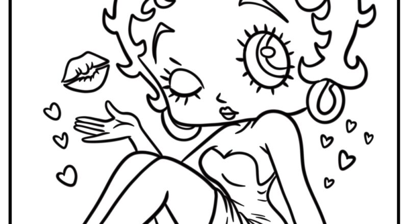 25 Betty Boop Coloring Pages 100 Free To Print
