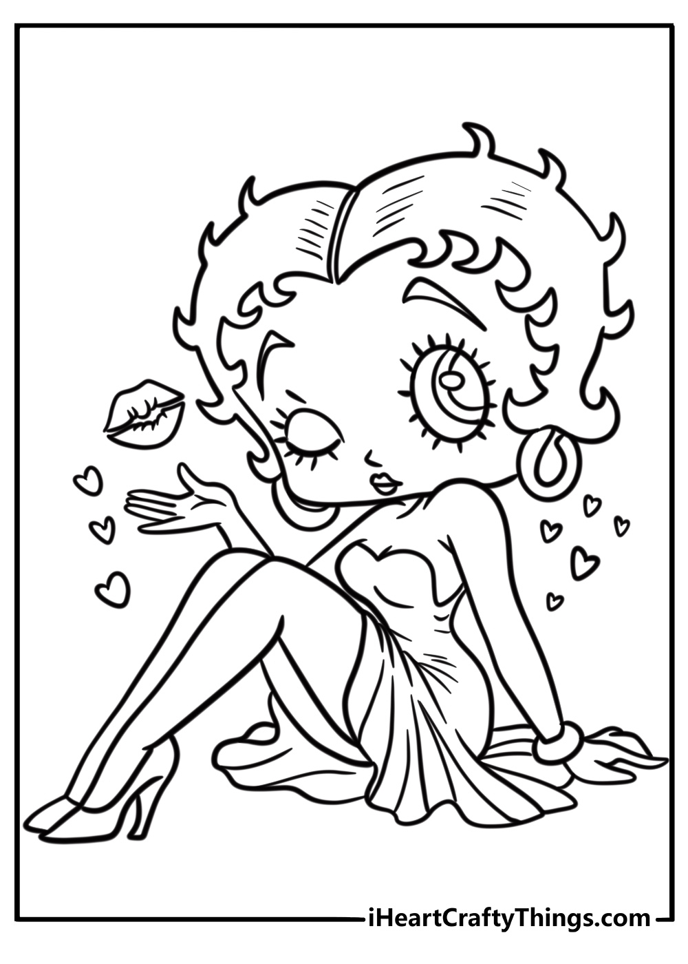 25 Betty Boop Coloring Pages 100 Free To Print 25 Betty Boop Coloring Pages 100 Free To Print