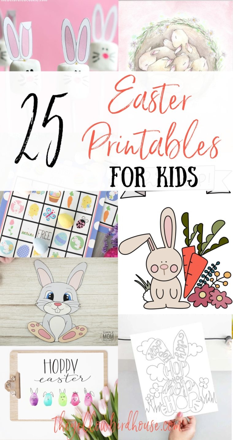 25 Free Easter Printables For Kids The Yellow Birdhouse 25 Free Easter Printables For Kids The Yellow Birdhouse