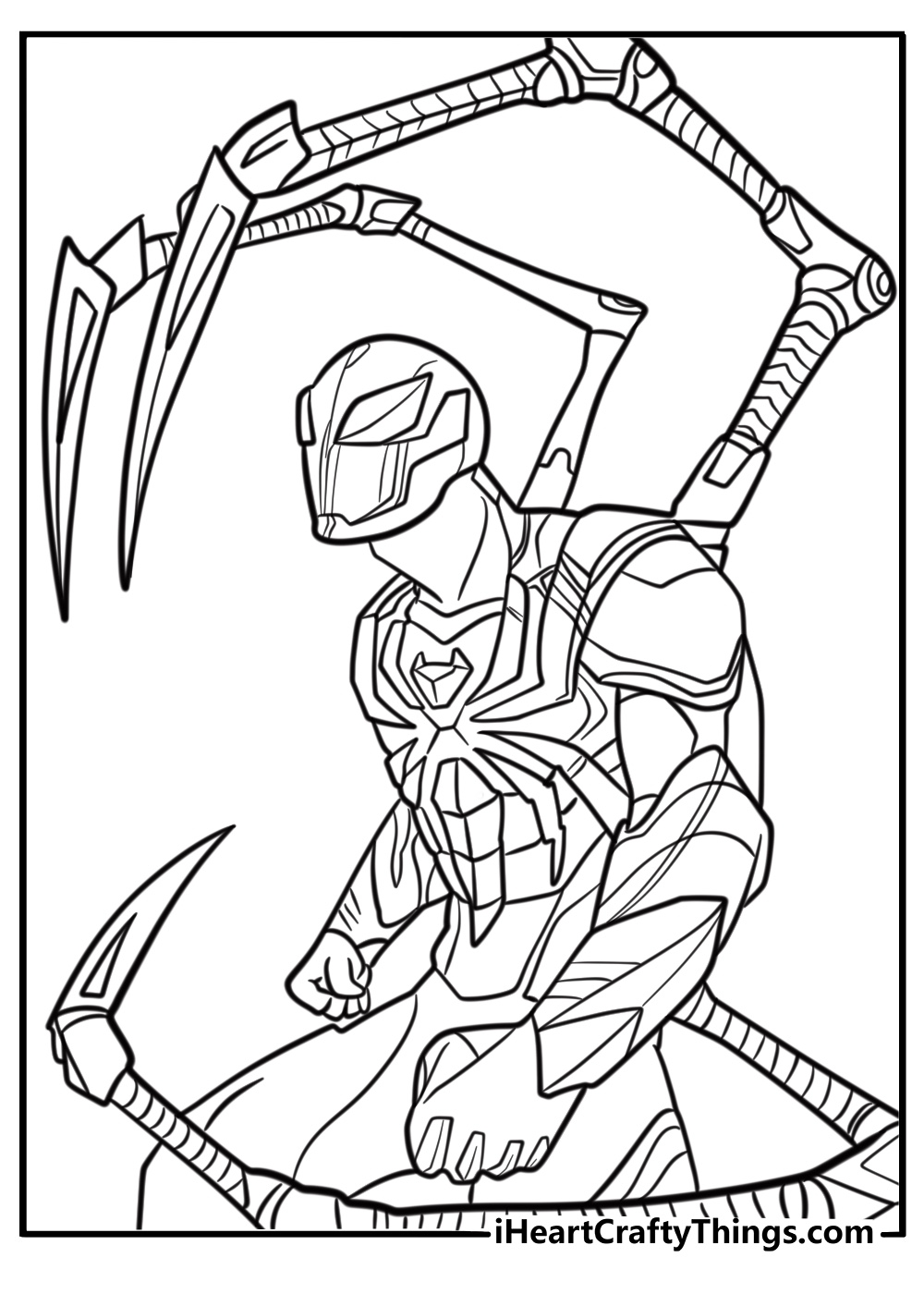 25 Iron Spider Coloring Pages Printable Free PDF Sheets 25 Iron Spider Coloring Pages Printable Free PDF Sheets