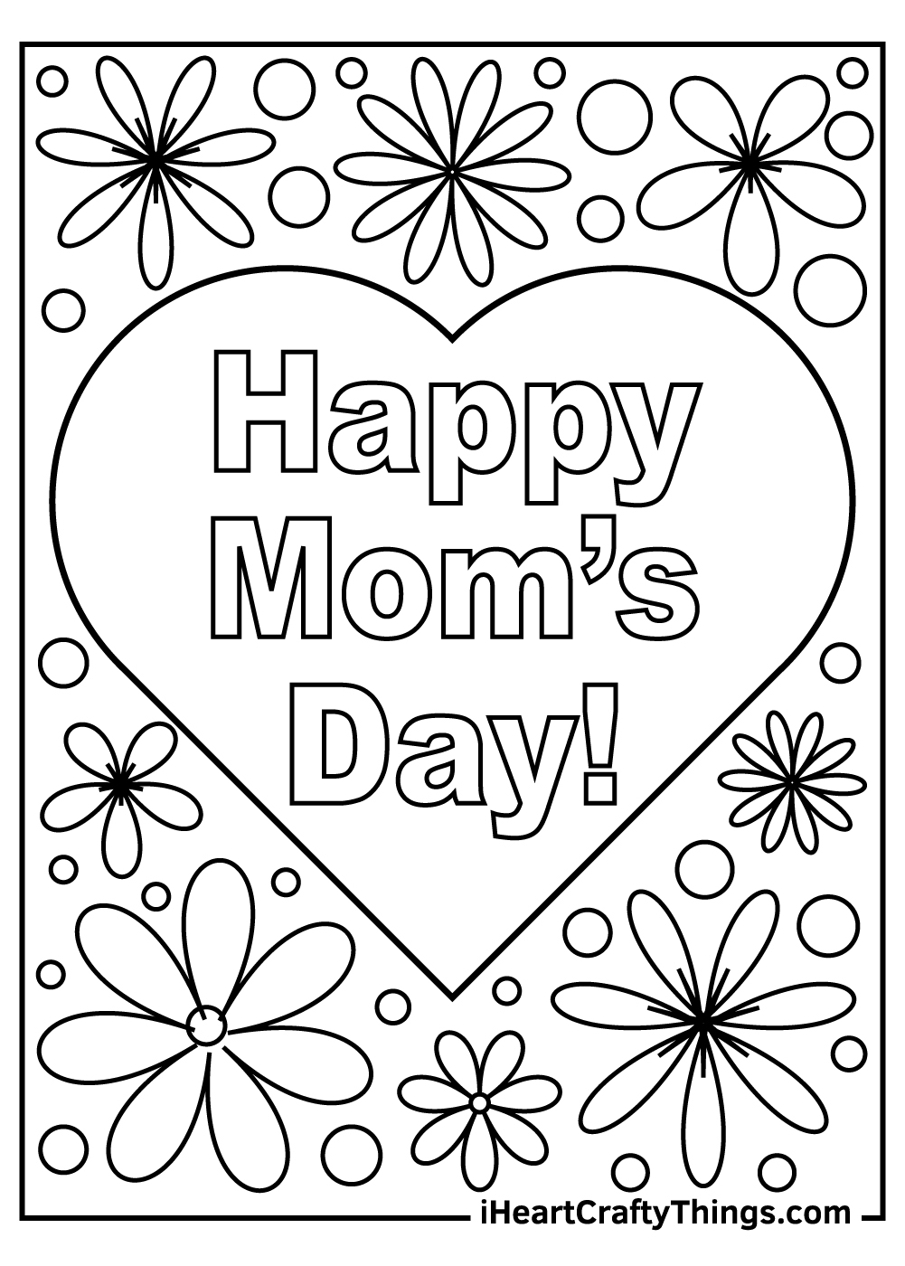 25 Mother s Day Coloring Pages 100 Free To Print PDFs 25 Mother s Day Coloring Pages 100 Free To Print PDFs