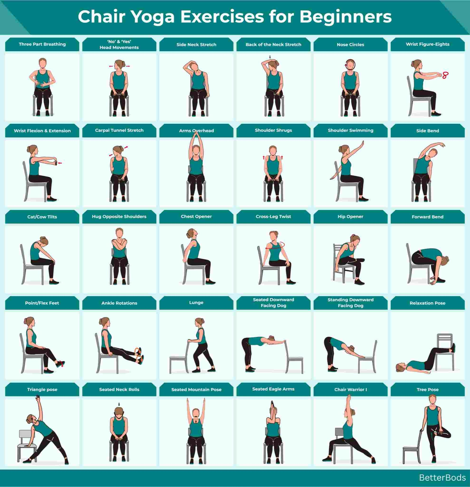 printable chair yoga