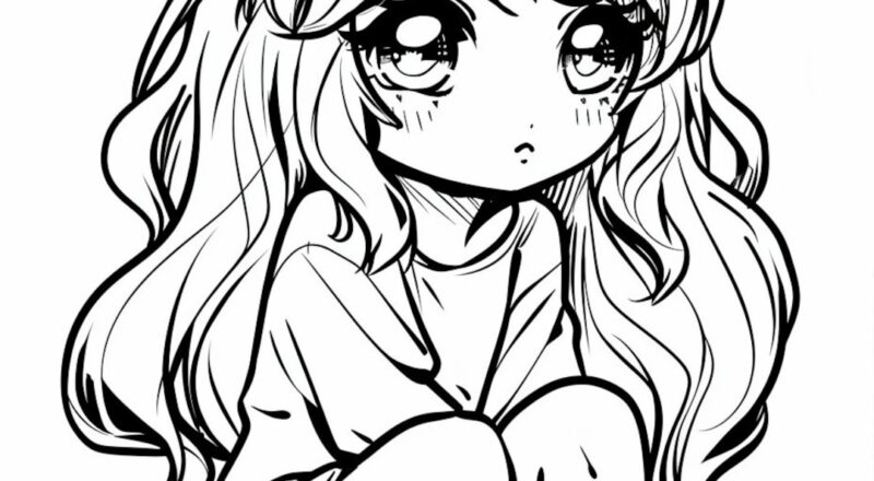 250 Adorable Anime Coloring Pages Printable Digital Download Etsy