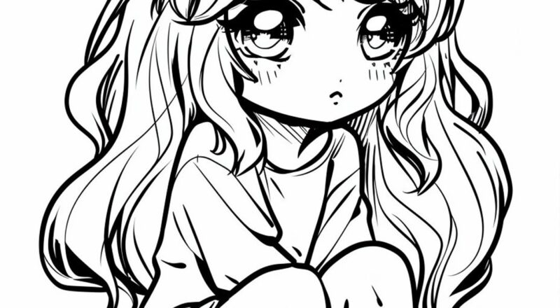 250 Adorable Anime Coloring Pages Printable Digital Download Etsy