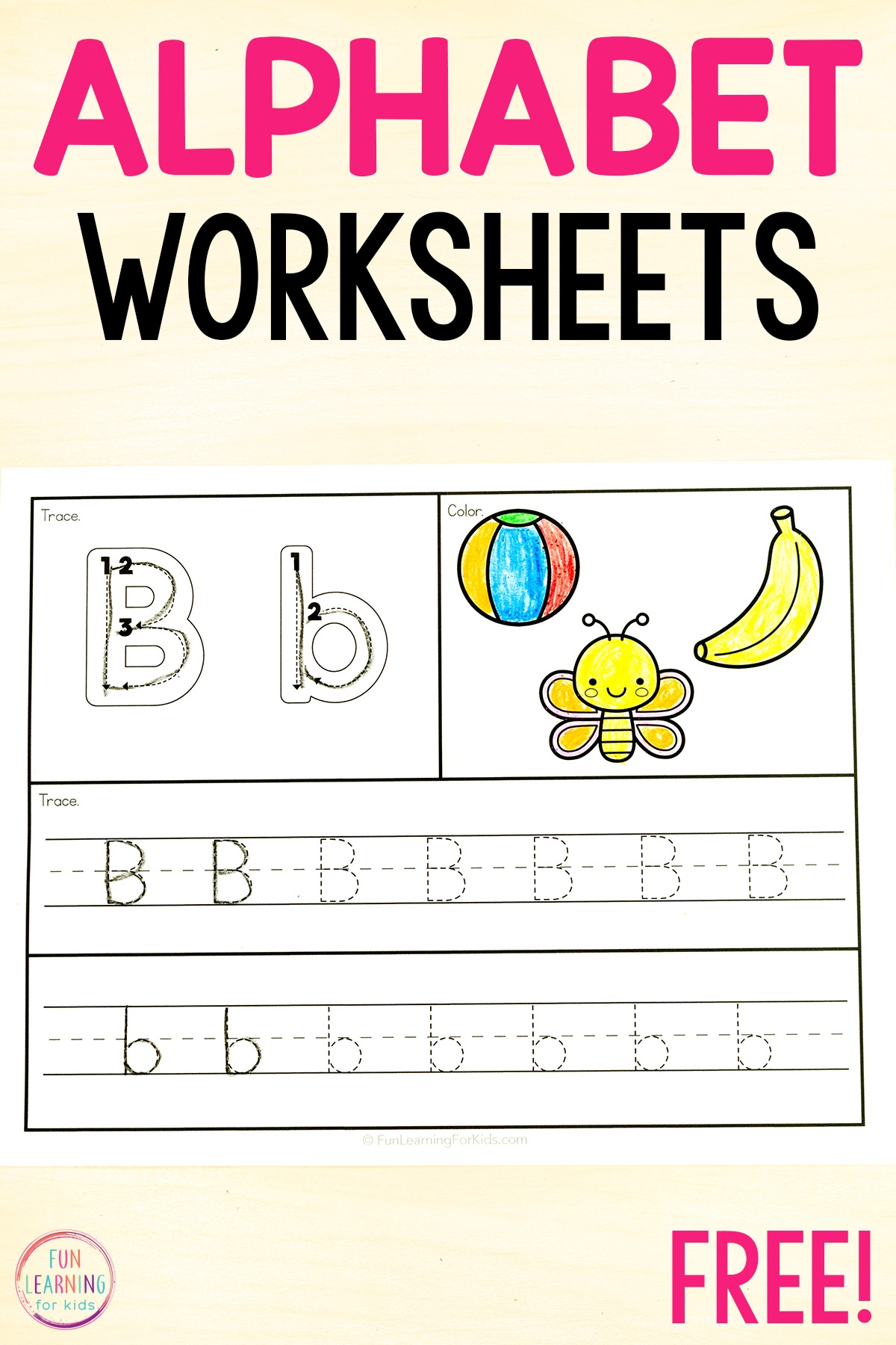 free alphabet tracing worksheets