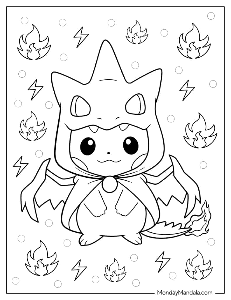 charizard coloring pages