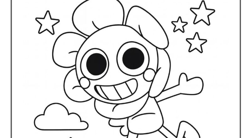 26 Dandy s World Coloring Pages Smooth Draw